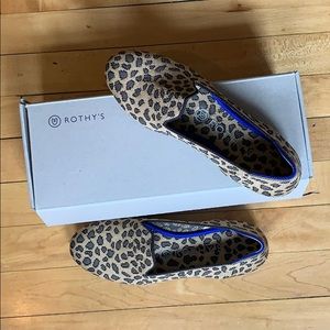 Rothy’s leopard loafer